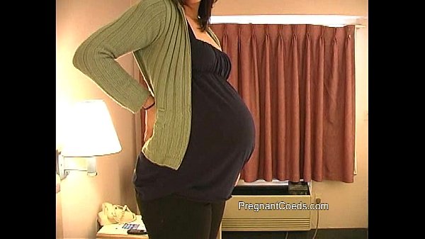 Pregnant od the cam