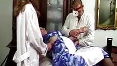 Pregnant threesome with doctor and nurse, LOW QUALITY